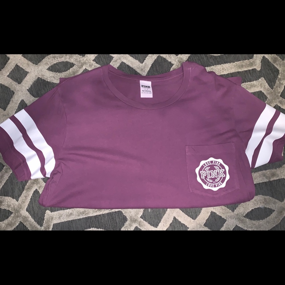 VS PINK SHIRT SIZE LARGE